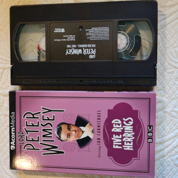 Lord Peter Wimsey Five Red Herrings 4 VHS BBC Drama Mystery 1974 Series - Picture 5 of 10